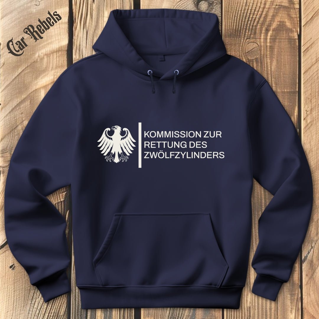 Kommission Rettung 12 Zylinder Hoodie - Car Rebels