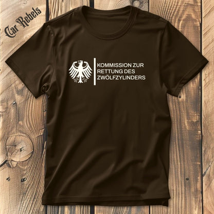 Kommission Rettung 12 Zylinder | Unisex T - Shirt - Car Rebels