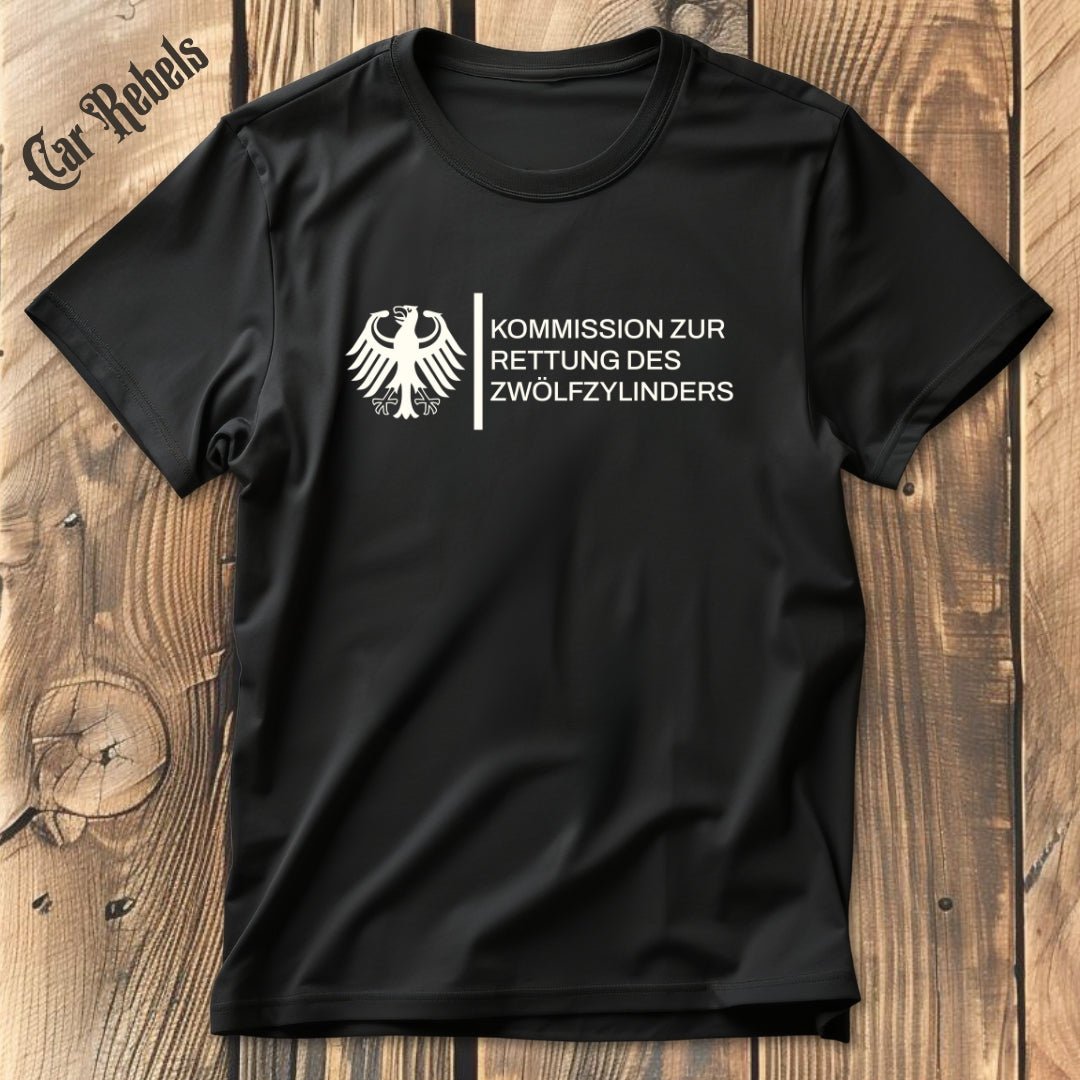 Kommission Rettung 12 Zylinder | Unisex T - Shirt - Car Rebels