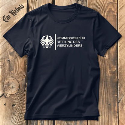 Kommission Rettung 4 Zylinder | Unisex T - Shirt - Car Rebels