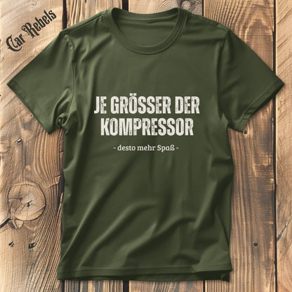 Kompressor Spaß T-Shirt - Car Rebels