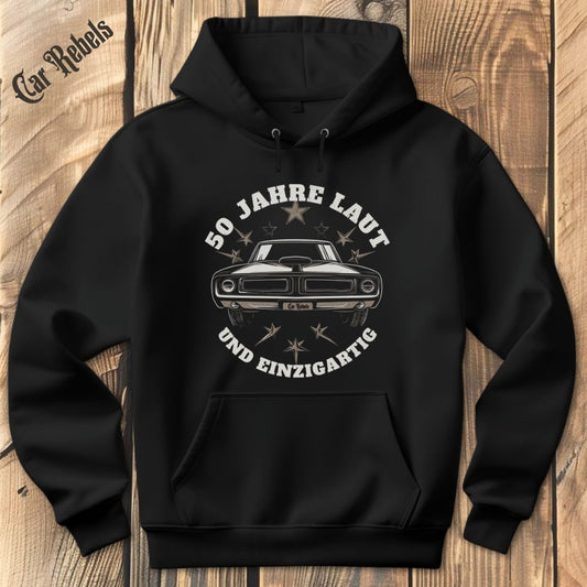 Laut 50 Geburtstag Hoodie - Car Rebels