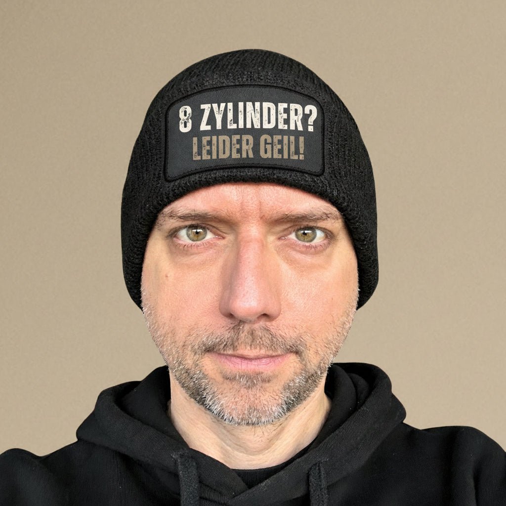 Leider Geil - 8 Zylinder Beanie - Car Rebels