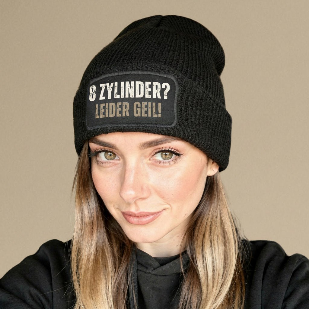 Leider Geil - 8 Zylinder Beanie - Car Rebels