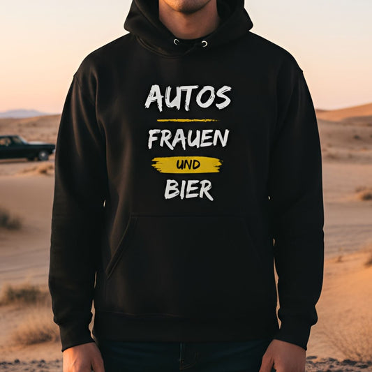 Madmax Style Autos Frauen und Bier | Hoodie - Car Rebels