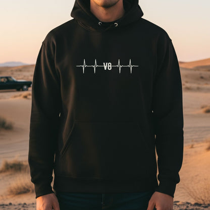 Madmax Style Herzschlag V8 | Hoodie - Car Rebels