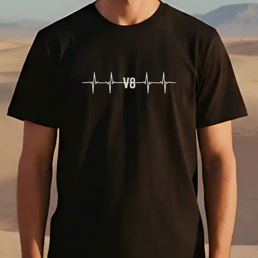 Madmax Style Herzschlag V8 | T-Shirt - Car Rebels