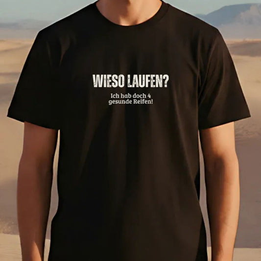 Madmax Style Wieso laufen - Textversion | T-Shirt - Car Rebels