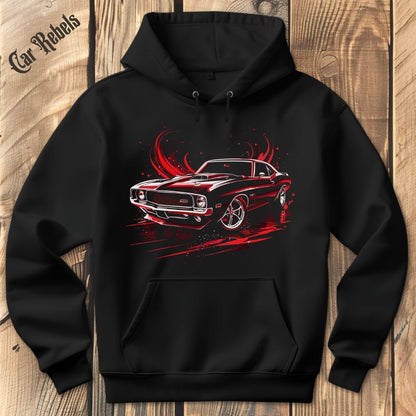 Magic Ride Red Hoodie - Car Rebels