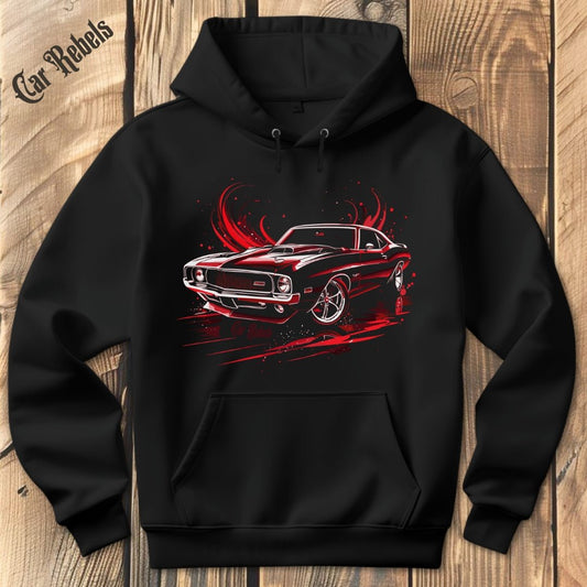Magic Ride Red Hoodie - Car Rebels