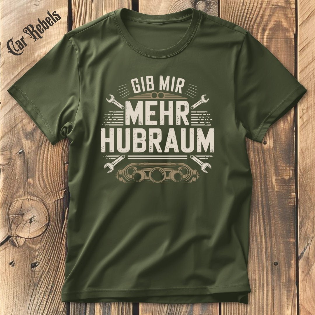 Mehr Hubraum T-Shirt - Car Rebels