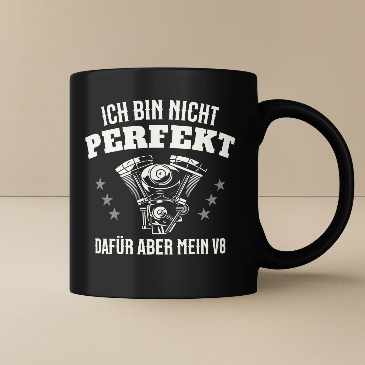 Mein V8 ist perfekt Tasse - Car Rebels