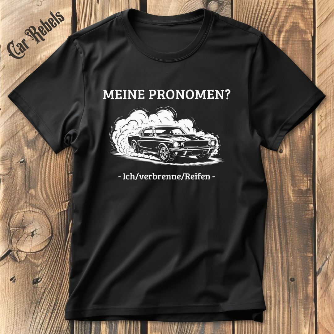 Meine Pronomen Reifen T-Shirt - Car Rebels
