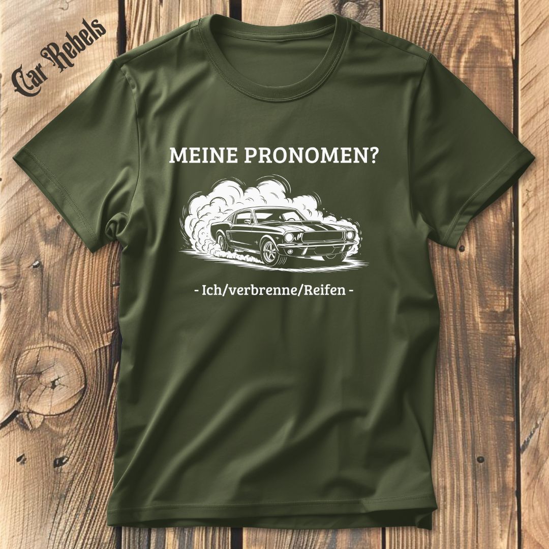 Meine Pronomen Reifen T-Shirt - Car Rebels