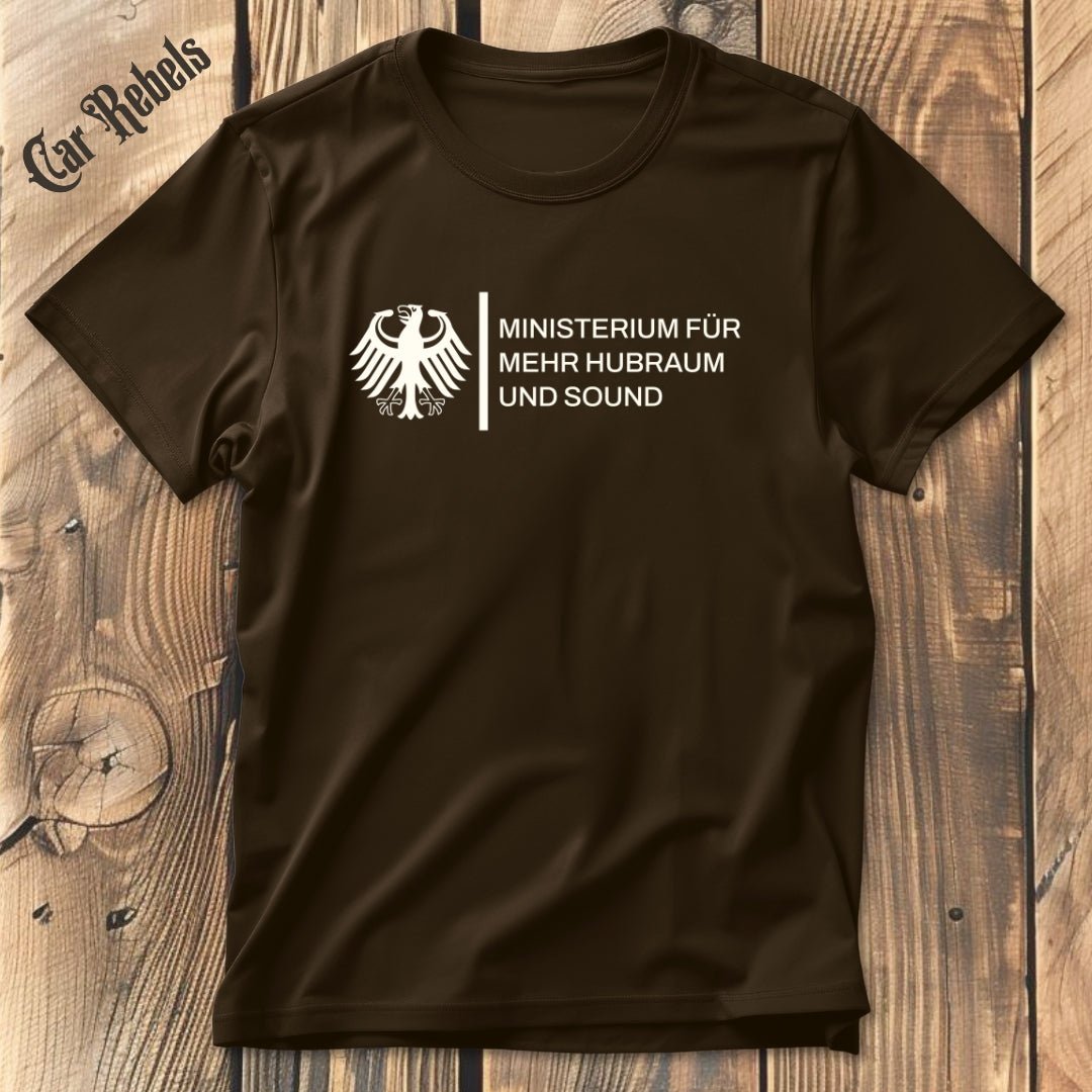 Ministerium Hubraum | Unisex T - Shirt - Car Rebels