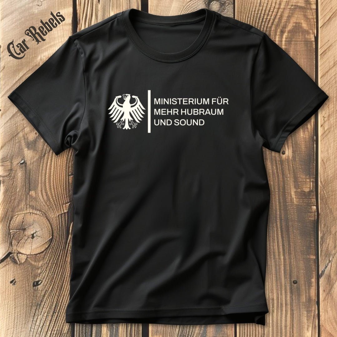 Ministerium Hubraum | Unisex T - Shirt - Car Rebels