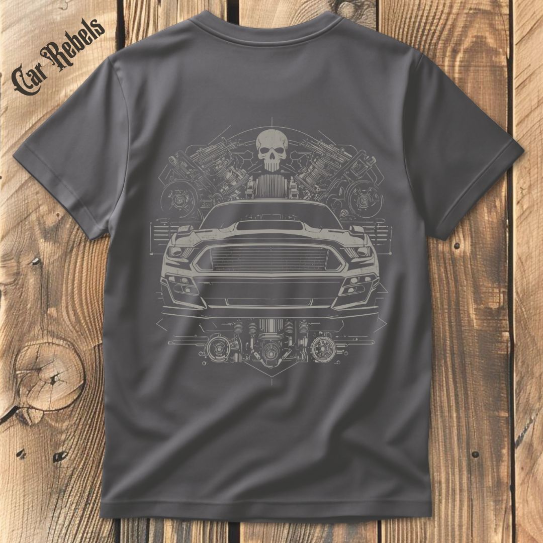 Modern Death T-Shirt Backprint - Car Rebels