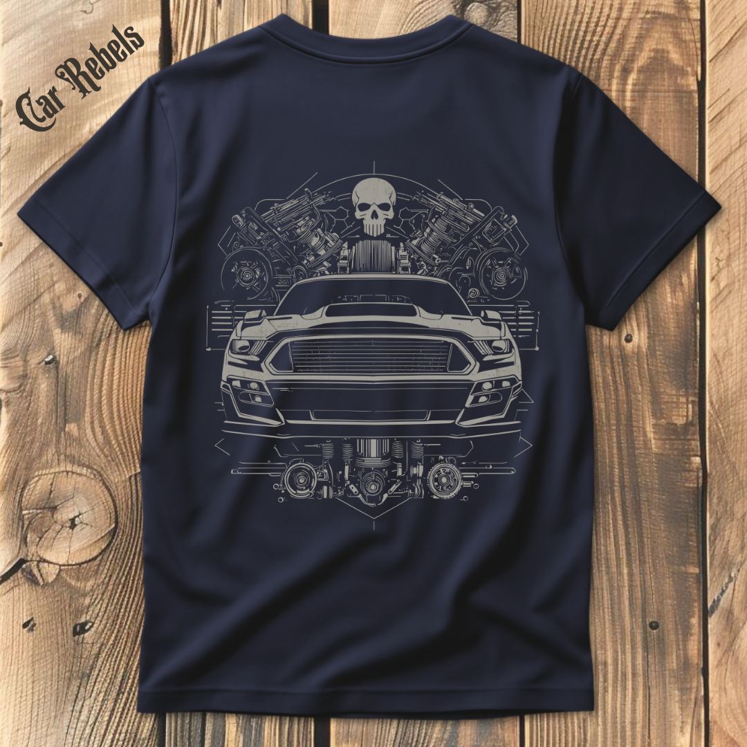Modern Death T-Shirt Backprint - Car Rebels