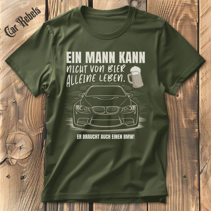 Nicht von Bier alleine BMW individuelles T-Shirt - Car Rebels