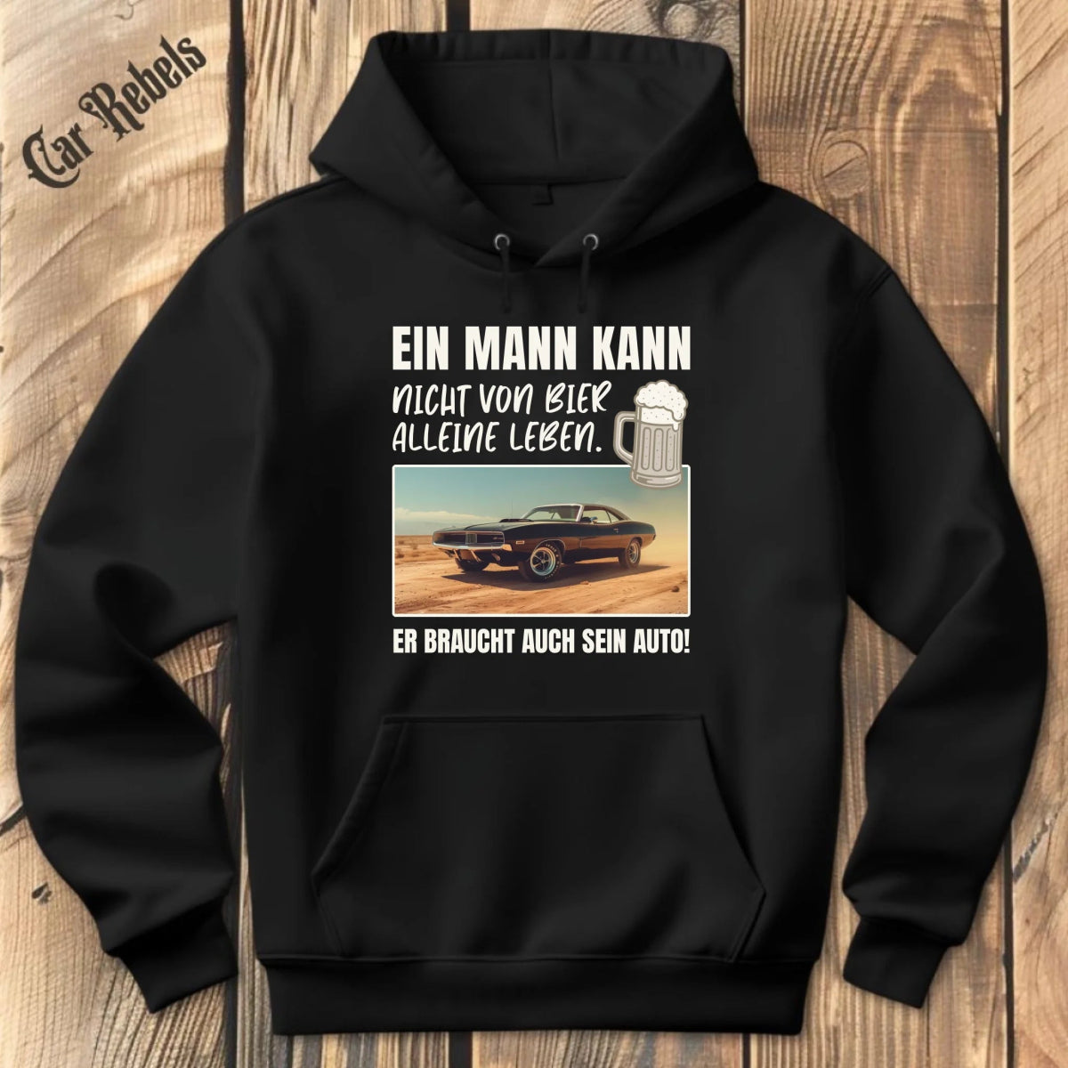 Nicht von Bier alleine individueller Hoodie - Car Rebels