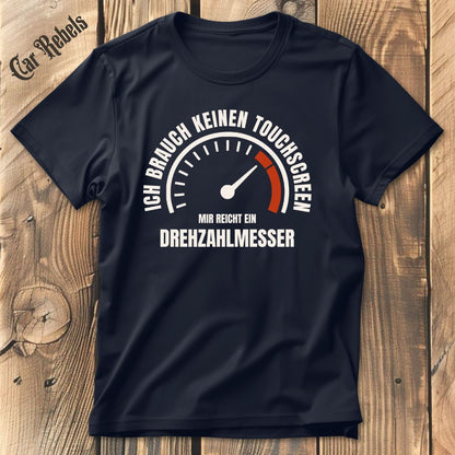 Nur Drehzahlmesser T-Shirt - Car Rebels