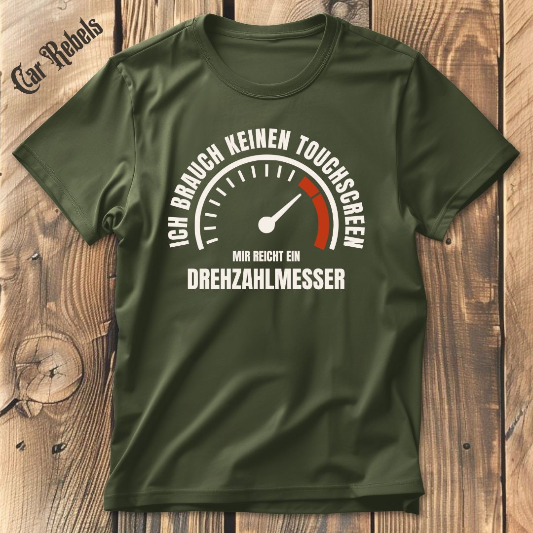 Nur Drehzahlmesser T-Shirt - Car Rebels