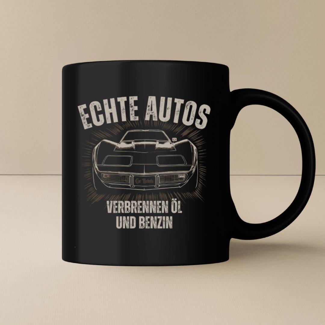 Öl und Benzin Corvette C3 Tasse - Car Rebels