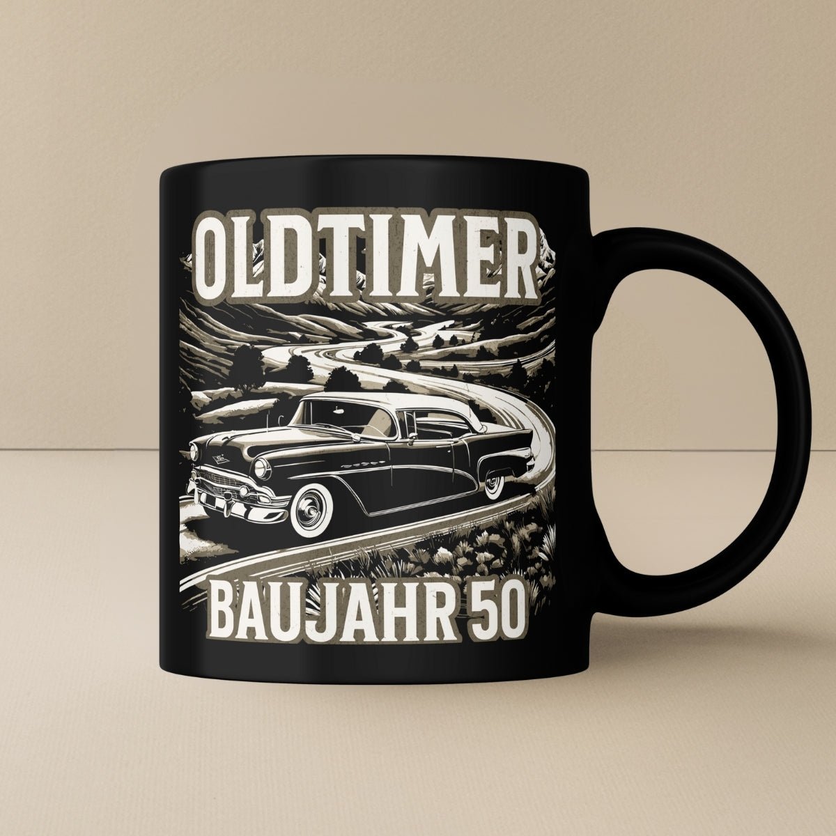 Oldtimer 50 Geburtstag Tasse - Car Rebels