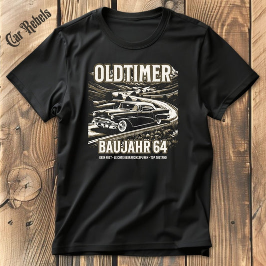 Oldtimer 64 Geburtstag | Unisex T - Shirt - Car Rebels