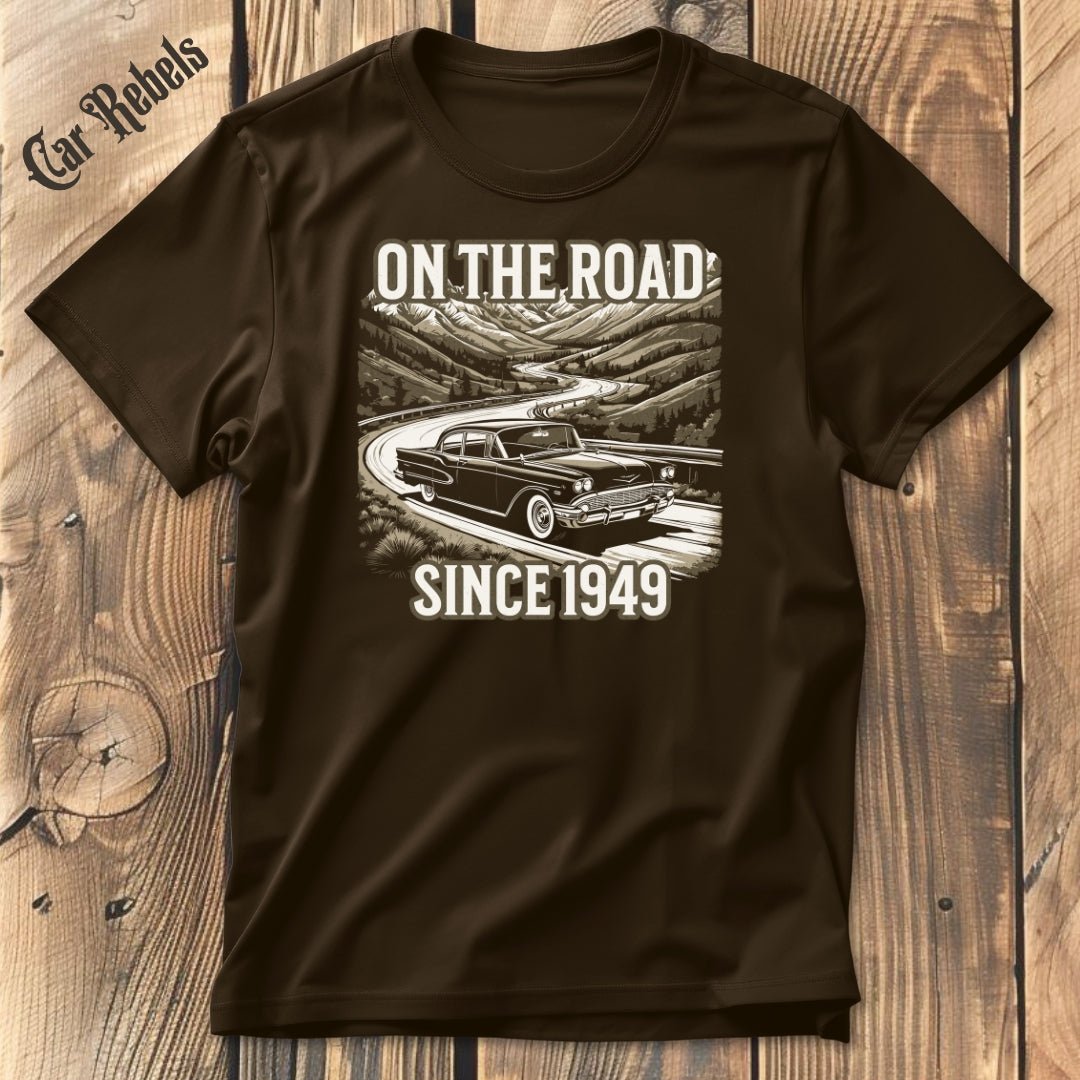 On the road 49 Geburtstag | Unisex T - Shirt - Car Rebels