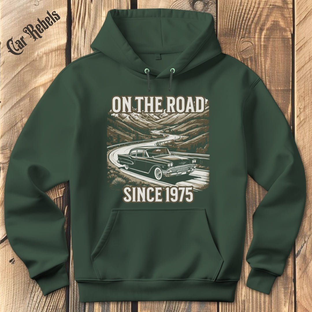 On the road 75 Geburtstags Hoodie - Car Rebels