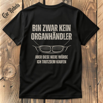 Organhändler BMW T-Shirt Backprint - Car Rebels