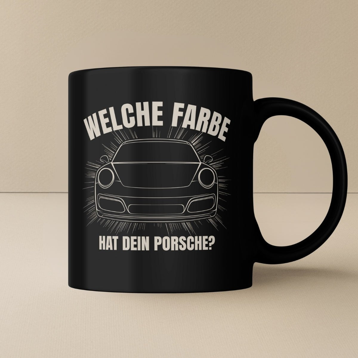 Porsche - Farbe Tasse - Car Rebels