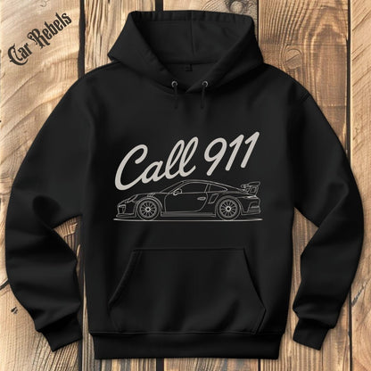 Porsche GT3 RS Call 911 Hoodie - Car Rebels