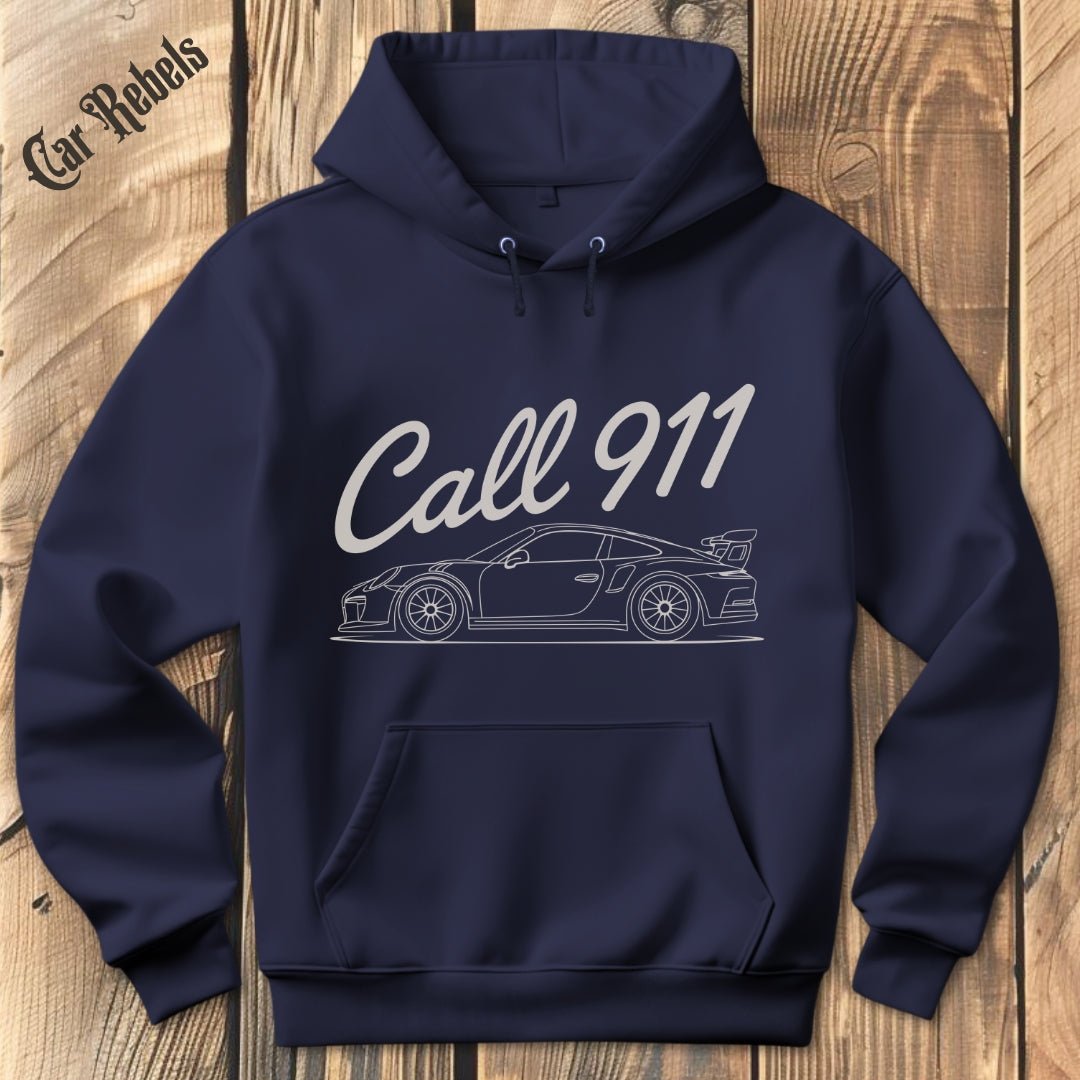 Porsche GT3 RS Call 911 Hoodie - Car Rebels