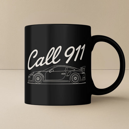 Porsche GT3 RS Call 911 Tasse - Car Rebels