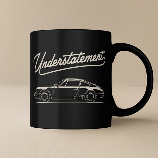 Porsche Understatement Tasse - Car Rebels