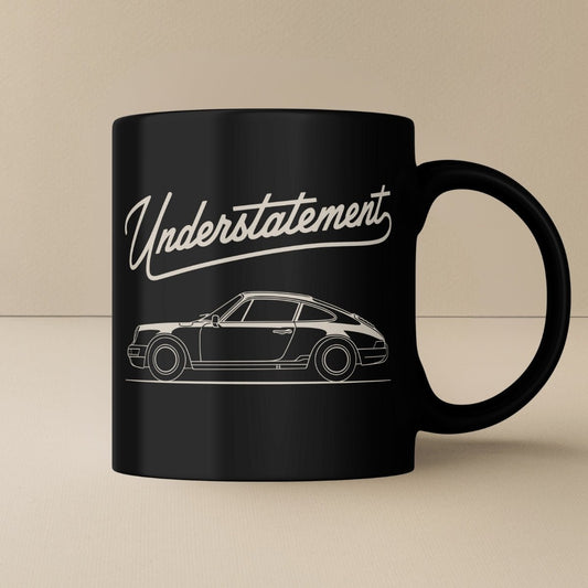 Porsche Understatement Tasse - Car Rebels