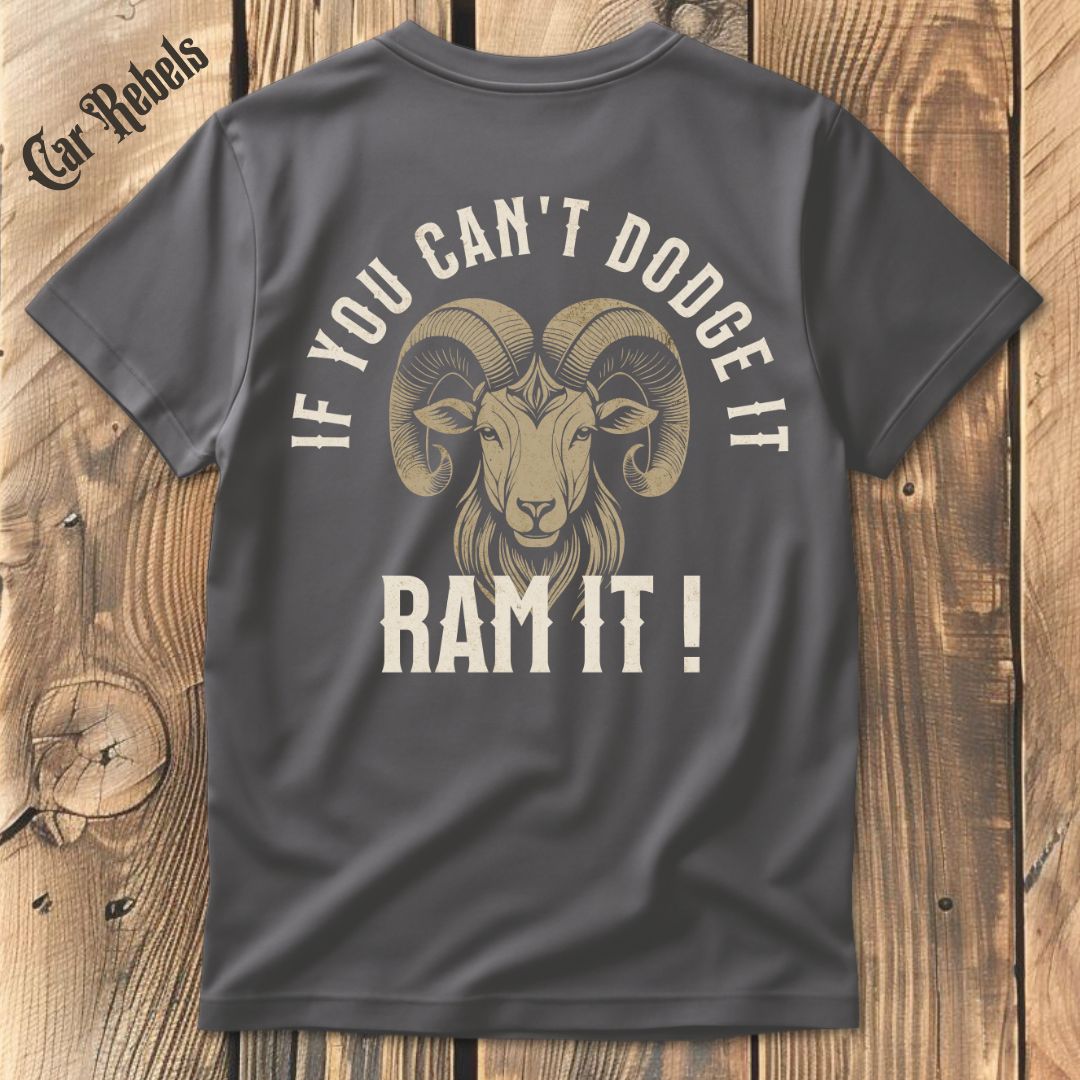Ram it T-Shirt Backprint - Car Rebels