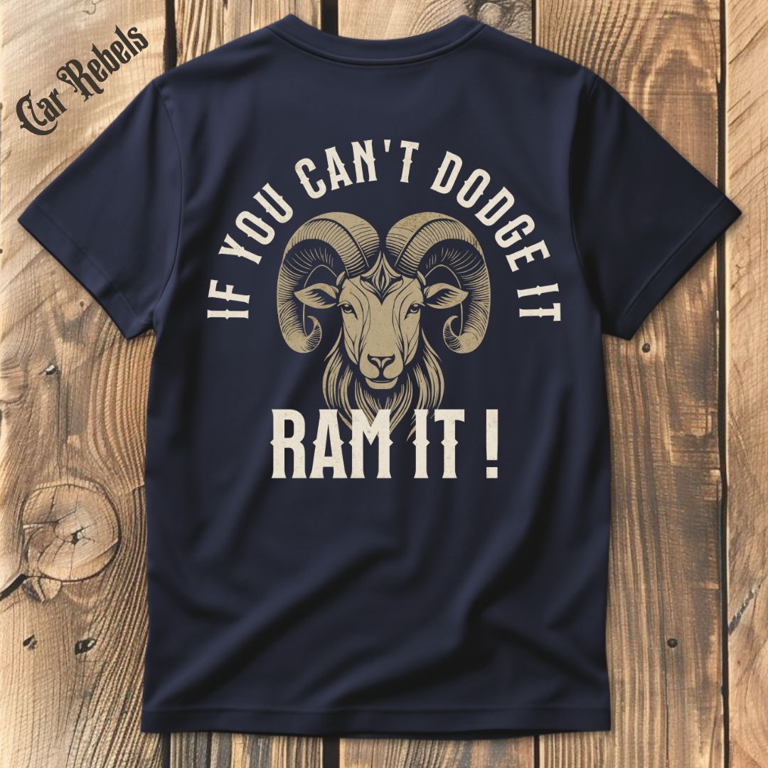 Ram it T-Shirt Backprint - Car Rebels