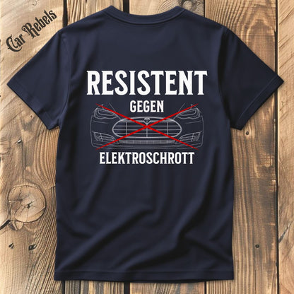 Resistent Elektroschrott T-Shirt Backprint - Car Rebels