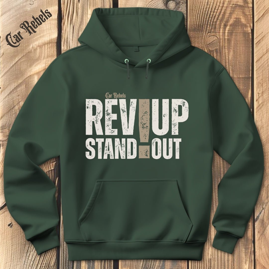 Rev Up Car Rebels Hoodie - Car Rebels