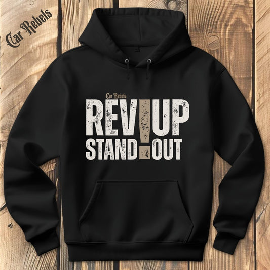 Rev Up Car Rebels Hoodie - Car Rebels