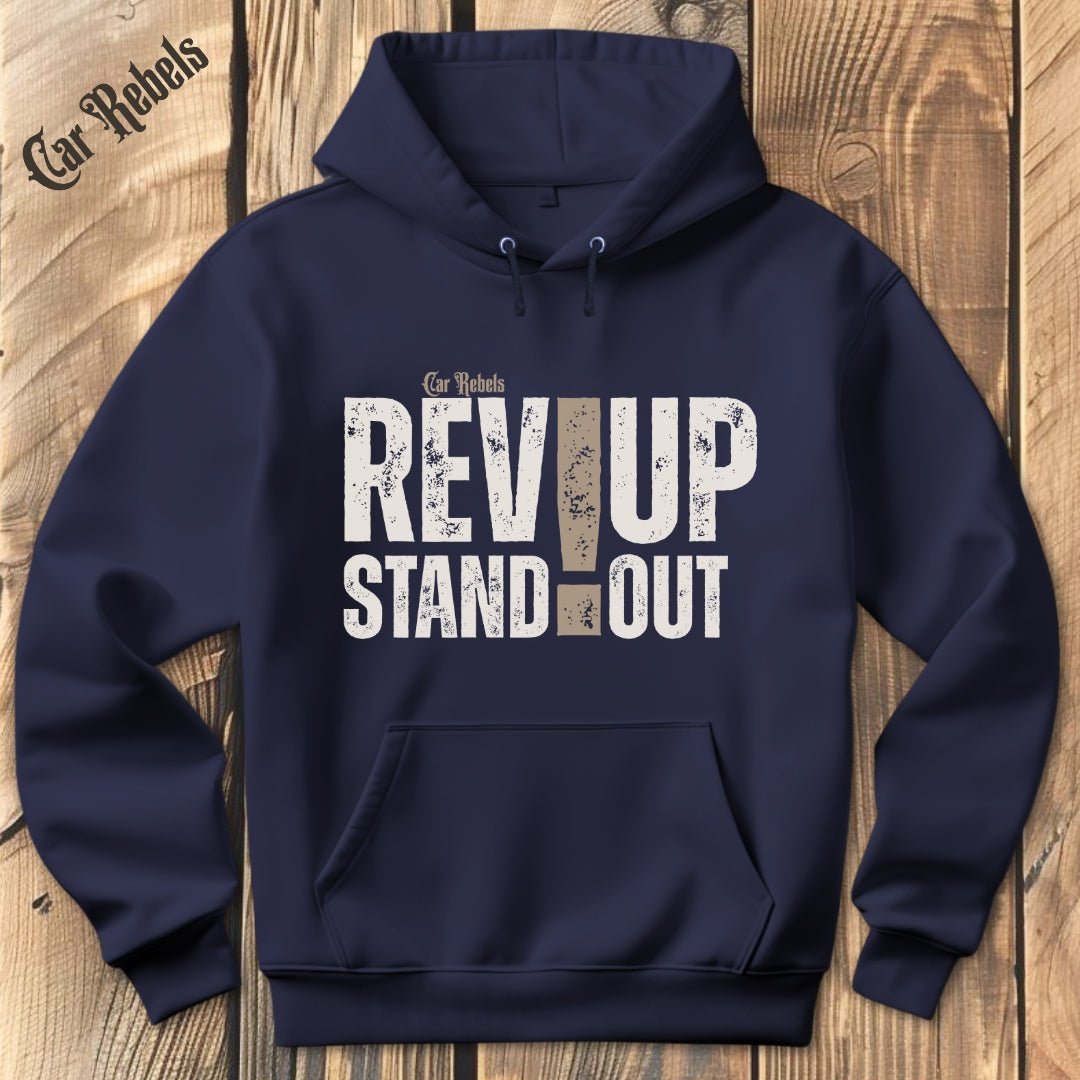 Rev Up Car Rebels Hoodie - Car Rebels