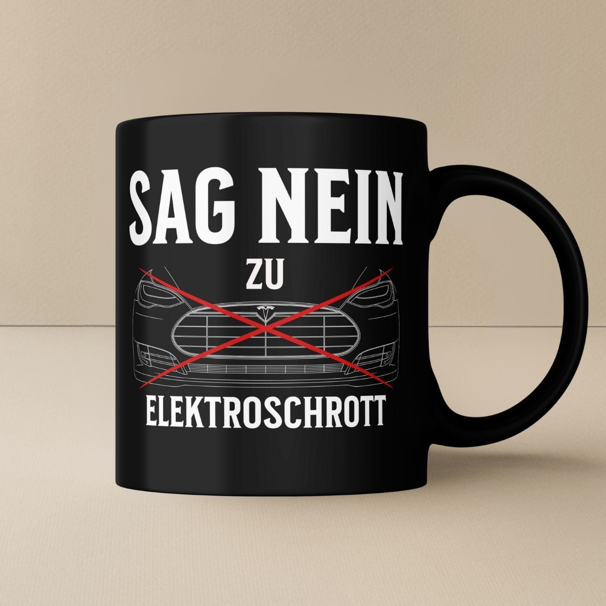 Sag Nein Elektroschrott Tasse - Car Rebels