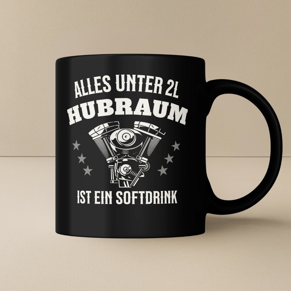 Softdrink 2L Hubraum Tasse - Car Rebels