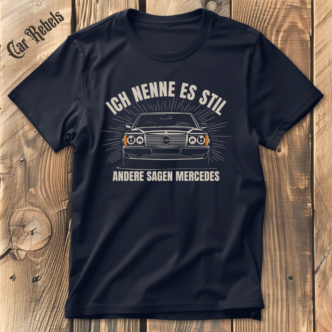 Stil Mercedes W123 T-Shirt - Car Rebels