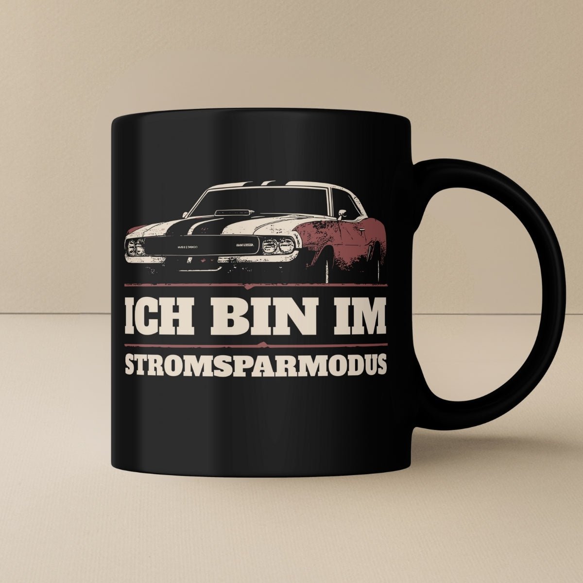 Stromsparmodus Tasse - Car Rebels