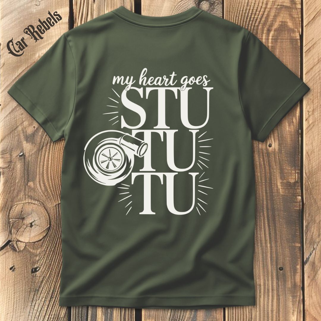 Stu tu tu T-Shirt Backprint - Car Rebels
