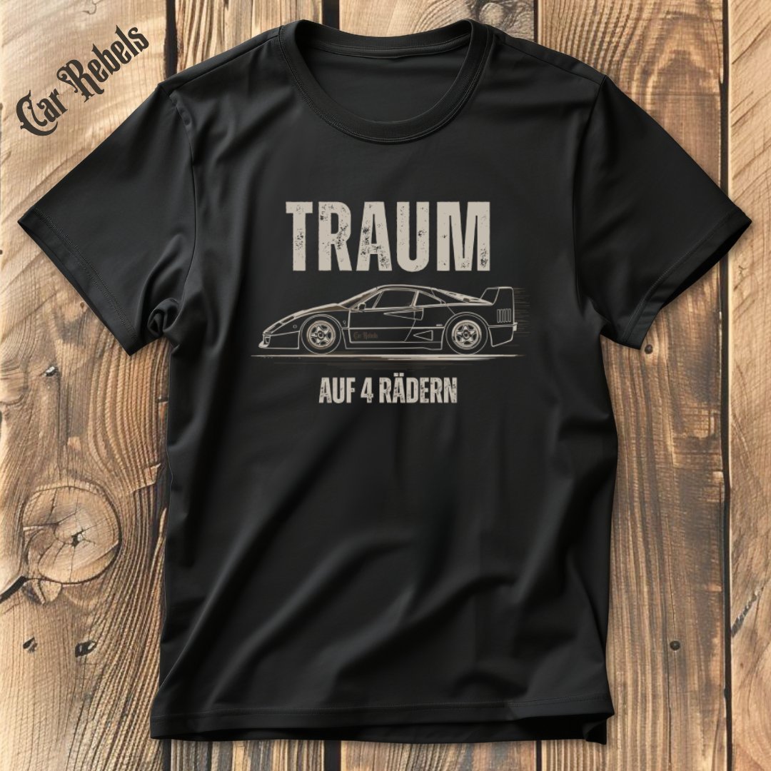 Traum Ferrari F40 T-Shirt - Car Rebels